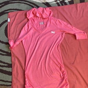 hot pink workout shirt